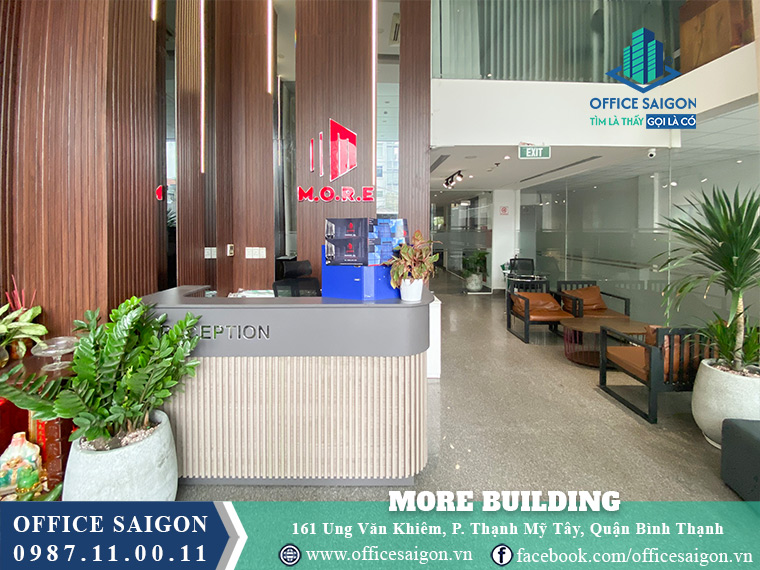 Lễ tân toà nhà MORE Building Ung Văn Khiêm