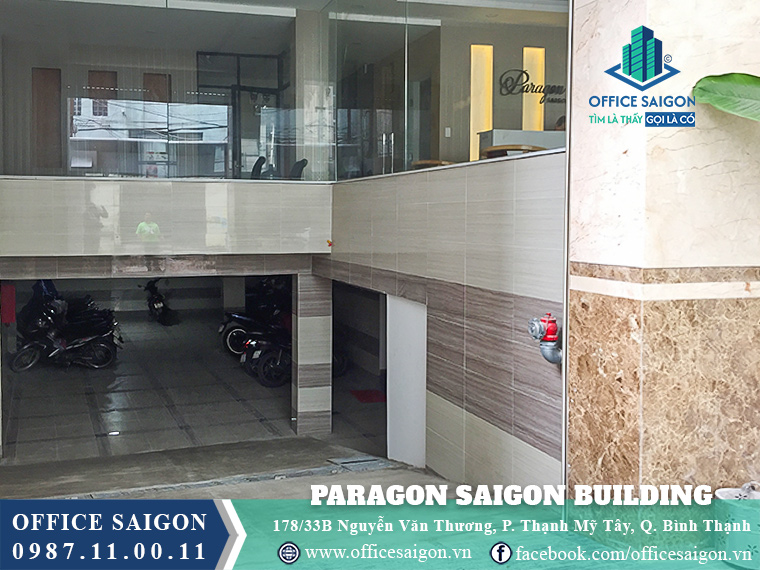 Lối vào toà nhà Paragon Saigon Building Nguyễn Văn Thương