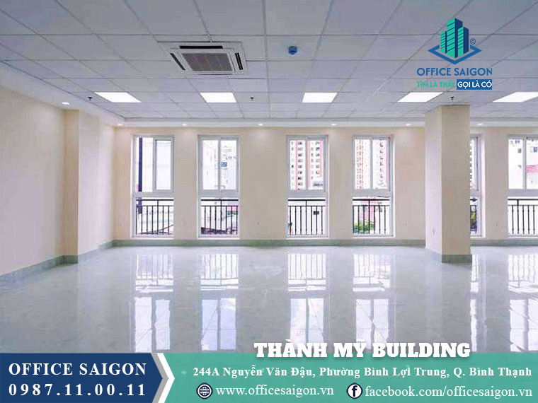 Mặt bằng toà nhà Thành Mỹ Building Nguyễn Văn Đậu