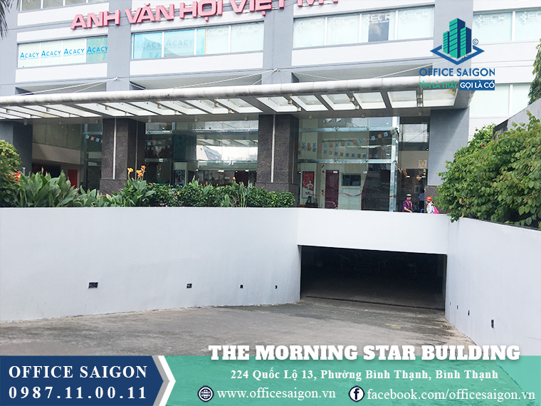 Lối vào hầm toà nhà The Morning Star Building
