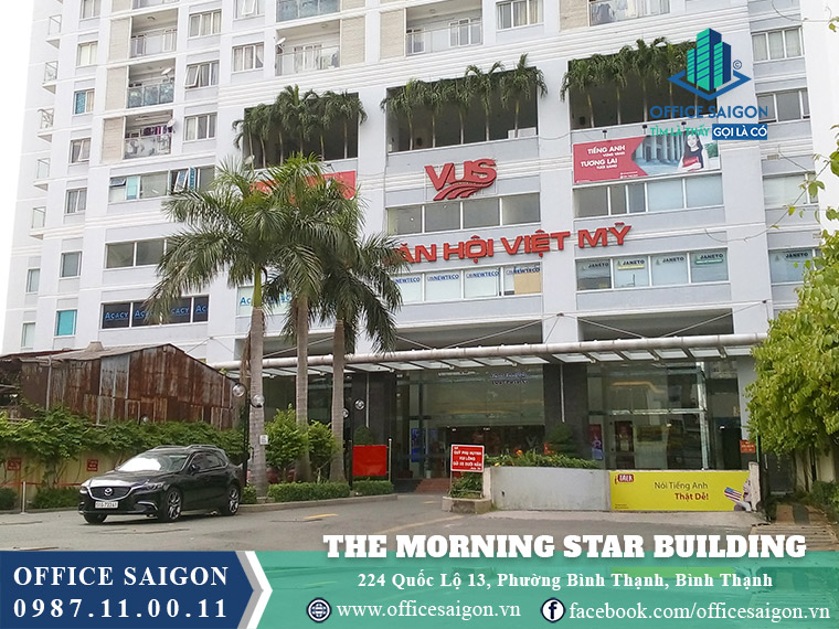 Mặt tiền toà nhà The Morning Star Building Quốc lộ 13