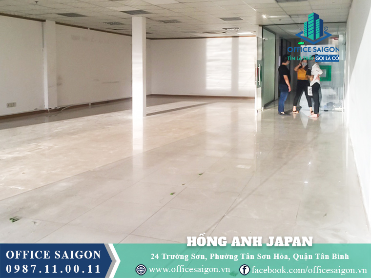 Mặt bằng tòa nhà Hồng Anh Japan Building Trường Sơn