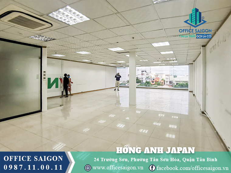 Mặt bằng tòa nhà Hồng Anh Japan Building Trường Sơn