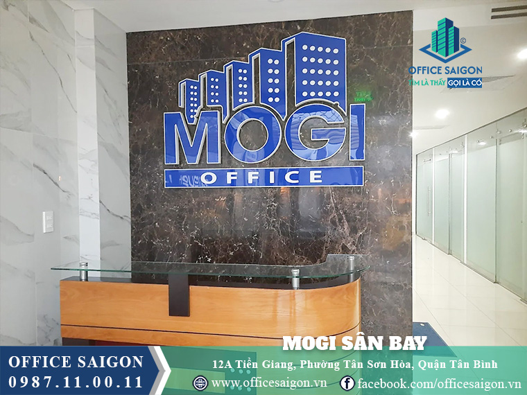 Lễ tân toà nhà Mogi Sân Bay Tiền Giang