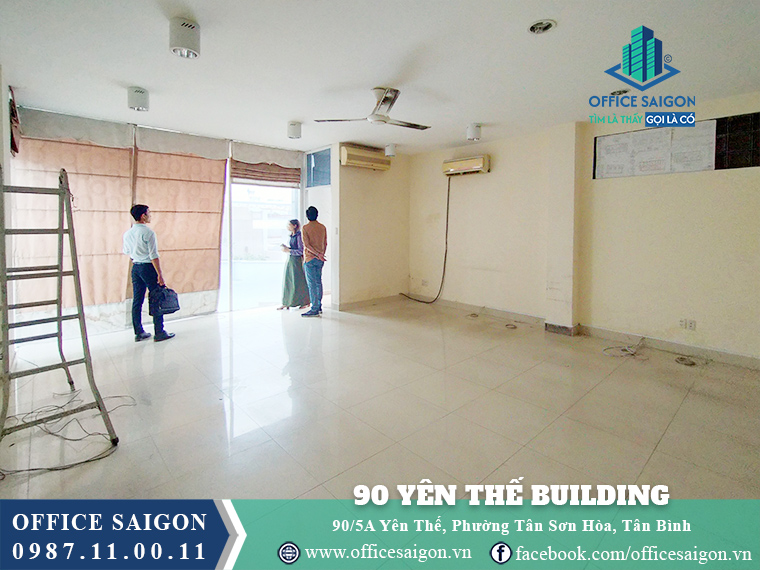 Mặt bằng toà nhà 90 Yên Thế Building