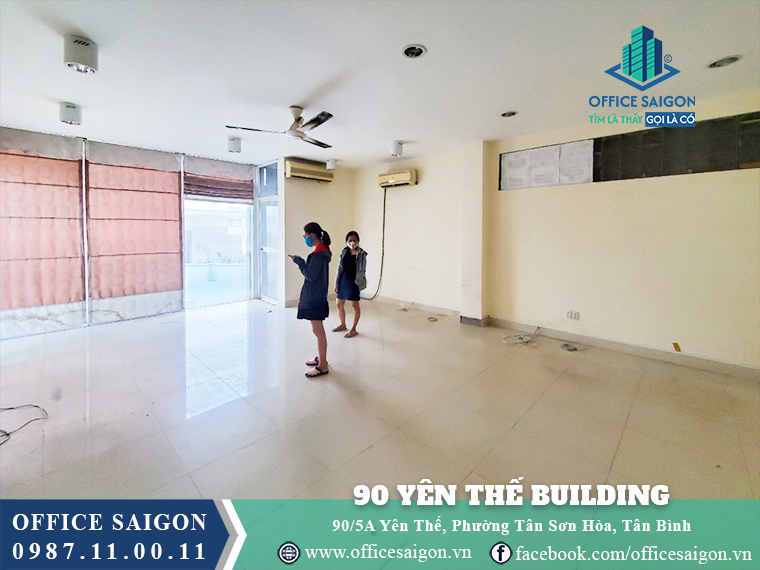 Mặt bằng toà nhà 90 Yên Thế Building