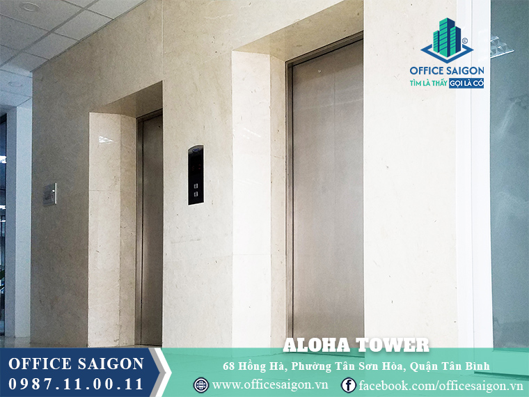 Thang máy toà nhà Aloha Tower Hồng Hà