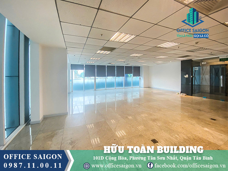 Mặt bằng toà nhà Hữu Toàn Building Cộng Hoà