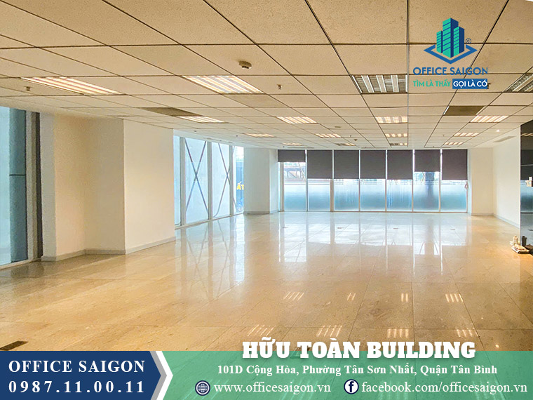 Mặt bằng toà nhà Hữu Toàn Building Cộng Hoà