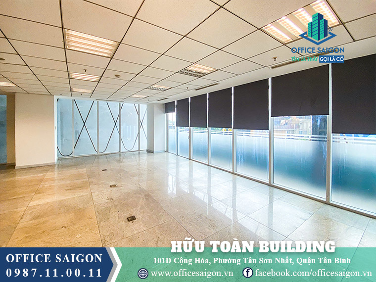 Mặt bằng toà nhà Hữu Toàn Building Cộng Hoà