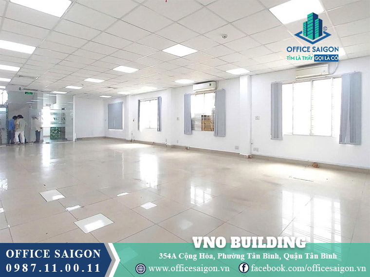 Mặt bằng toà nhà VNO Building 354a Cộng Hoà
