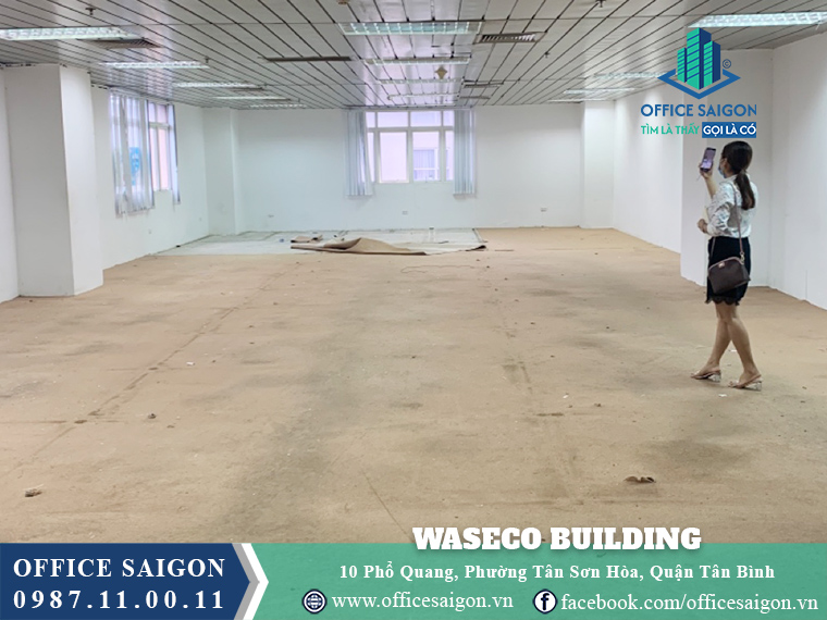 Mặt bằng toà nhà Waseco Building Phổ Quang