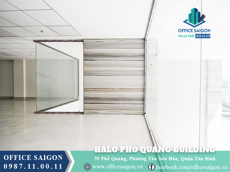 Mặt bằng toà nhà Halo Building Phổ Quang