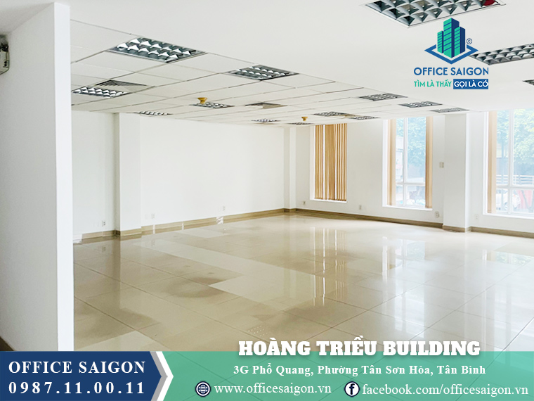 Mặt bằng tòa nhà Hoàng Triều Building Phổ Quang