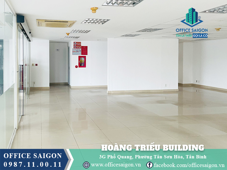 Mặt bằng tòa nhà Hoàng Triều Building Phổ Quang