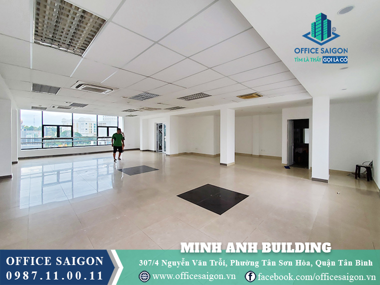 Mặt bằng toà nhà Minh Anh Building Nguyễn Văn Trỗi