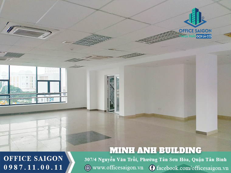 Mặt bằng toà nhà Minh Anh Building Nguyễn Văn Trỗi