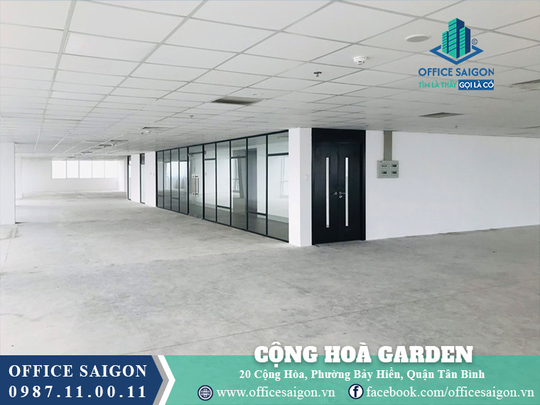 Mặt bằng toà nhà Cộng Hoà Garden Quận Tân Bình