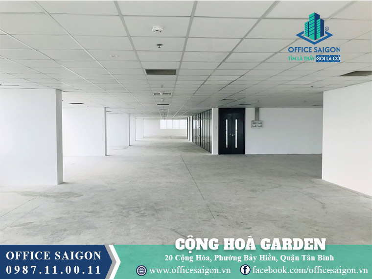 Mặt bằng toà nhà Cộng Hoà Garden Quận Tân Bình
