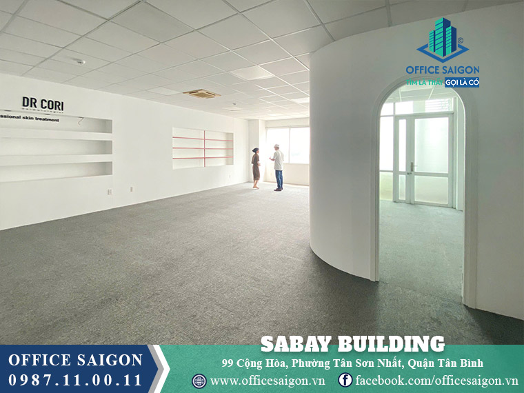 Mặt bằng toà nhà Sabay Building 99 Cộng Hoà