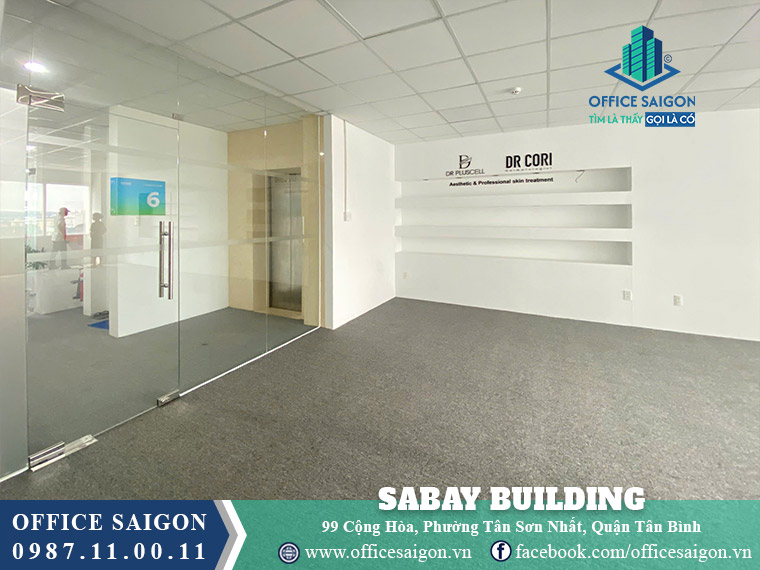 Mặt bằng toà nhà Sabay Building 99 Cộng Hoà