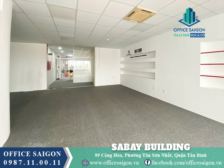 Mặt bằng toà nhà Sabay Building 99 Cộng Hoà