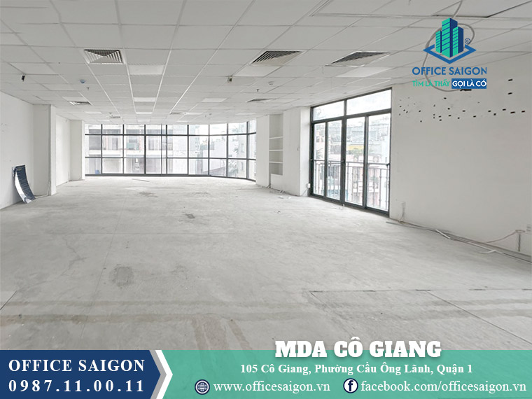 Mặt bằng toà nhà MDA Building Cô Giang
