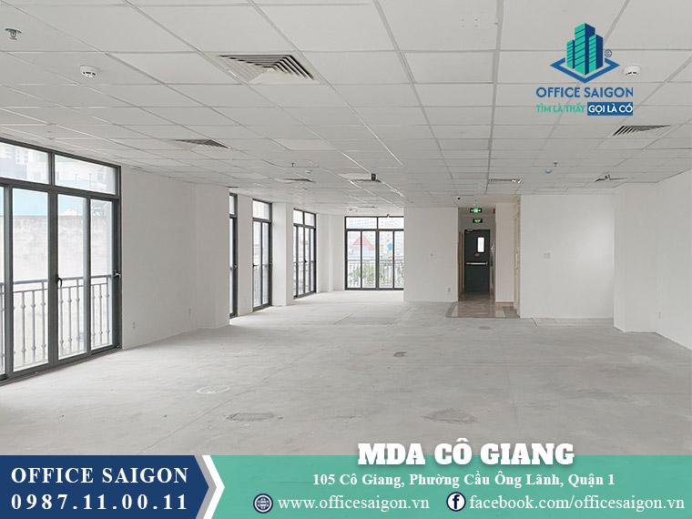 Mặt bằng toà nhà MDA Building Cô Giang