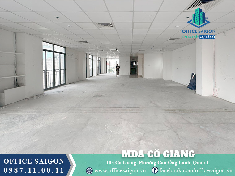 Mặt bằng toà nhà MDA Building Cô Giang