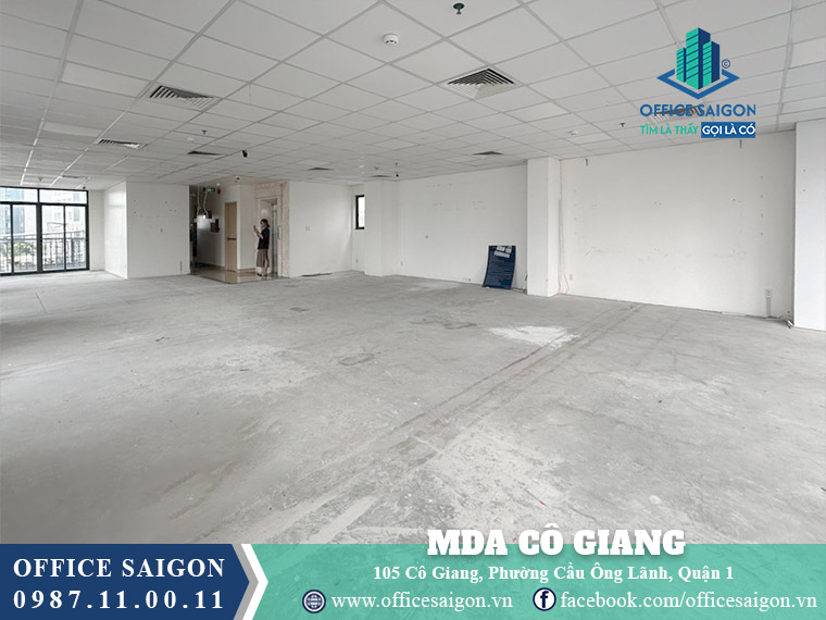 Mặt bằng toà nhà MDA Building Cô Giang