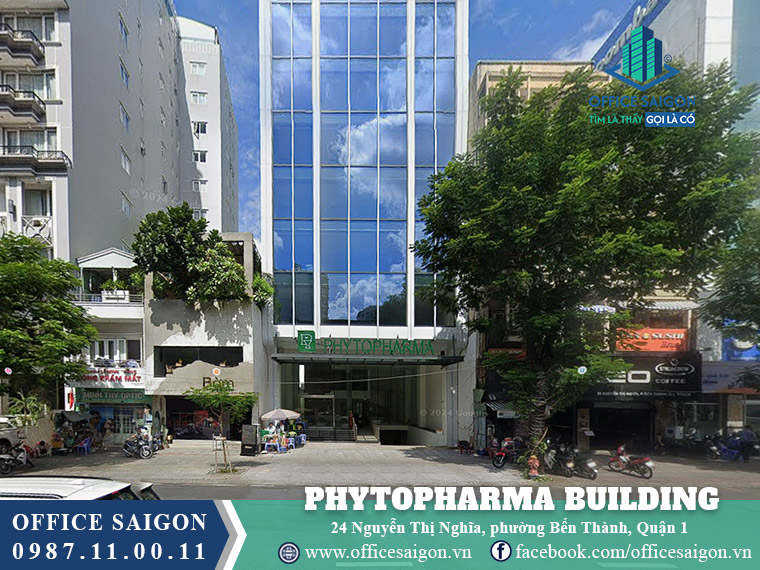 Mặt tiền toà nhà Phytopharma Building Nguyễn Thị Nghĩa