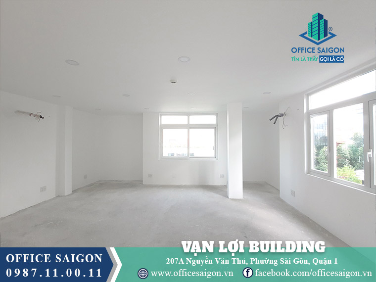 Mặt bằng toà nhà Vạn Lợi Building Nguyễn Văn Thủ