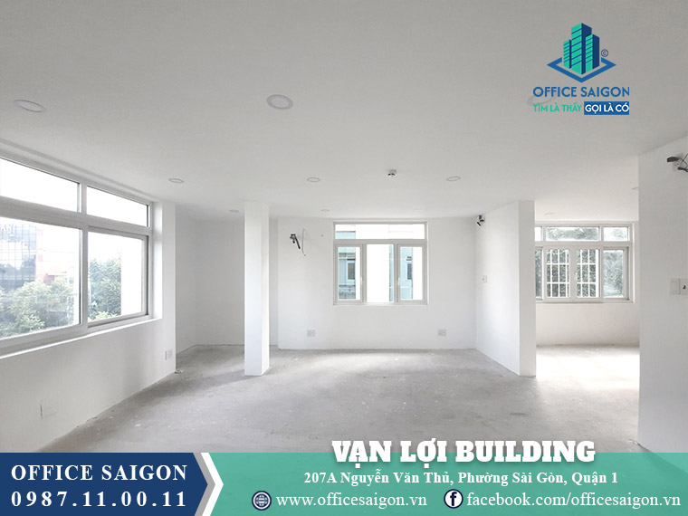 Mặt bằng toà nhà Vạn Lợi Building Nguyễn Văn Thủ