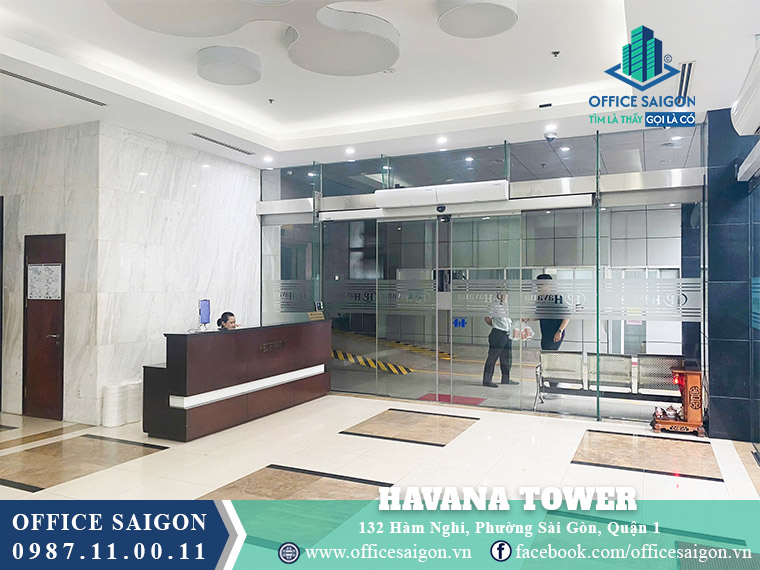 Lễ tân toà nhà Havana Tower Hàm Nghi