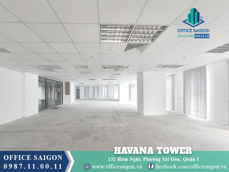 Mặt bằng toà nhà Havana Tower Hàm Nghi