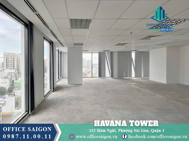 Mặt bằng toà nhà Havana Tower Hàm Nghi