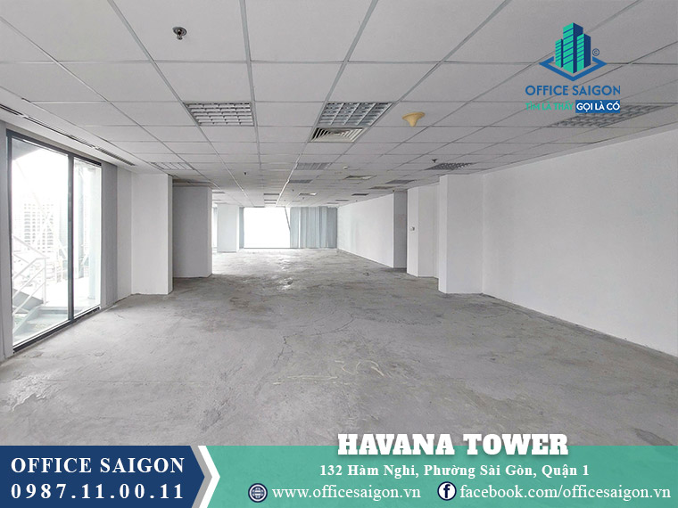 Mặt bằng toà nhà Havana Tower Hàm Nghi