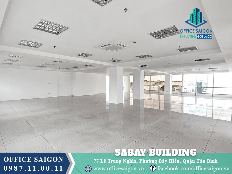 Mặt bằng toà nhà Sabay Building Lê Trung Nghĩa