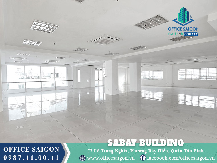 Mặt bằng toà nhà Sabay Building Lê Trung Nghĩa