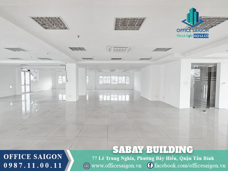 Mặt bằng toà nhà Sabay Building Lê Trung Nghĩa