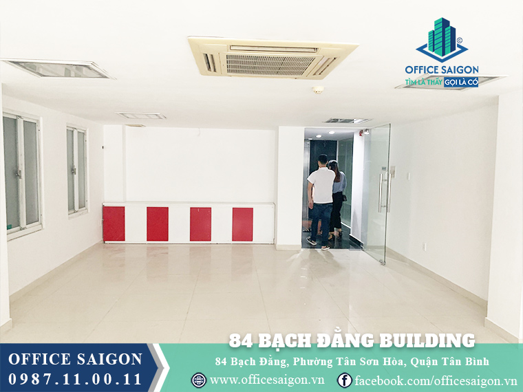 Mặt bằng toà nhà 84 Bạch Đằng Building Quận Tân Bình