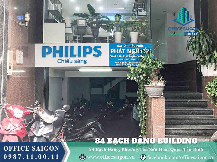 Lối vào toà nhà 84 Bạch Đằng Building Quận Tân Bình