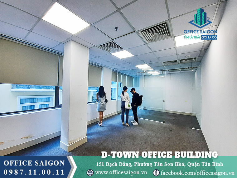 Mặt bằng toà nhà D-Town Office Building Bạch Đằng