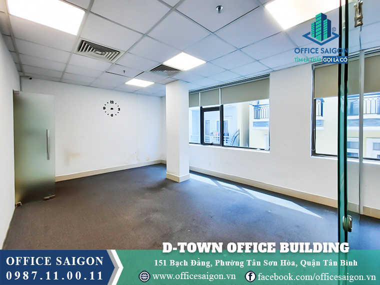 Mặt bằng toà nhà D-Town Office Building Bạch Đằng
