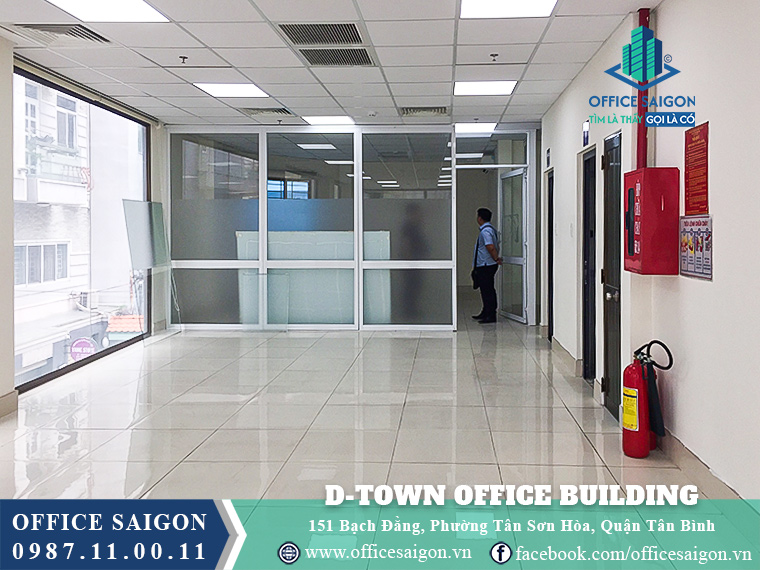 Mặt bằng toà nhà D-Town Office Building Bạch Đằng