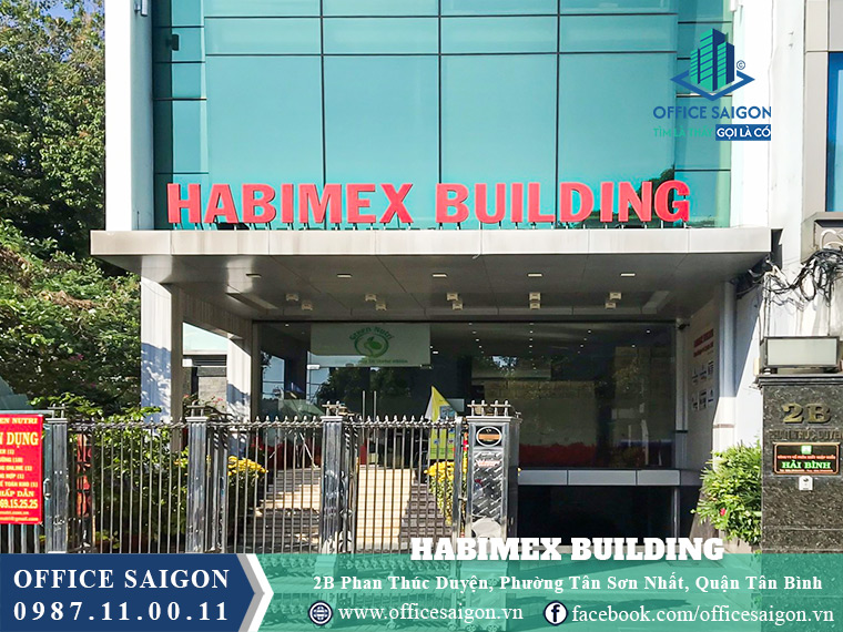 Lối vào toà nhà Habimex Building Phan Thúc Duyệt