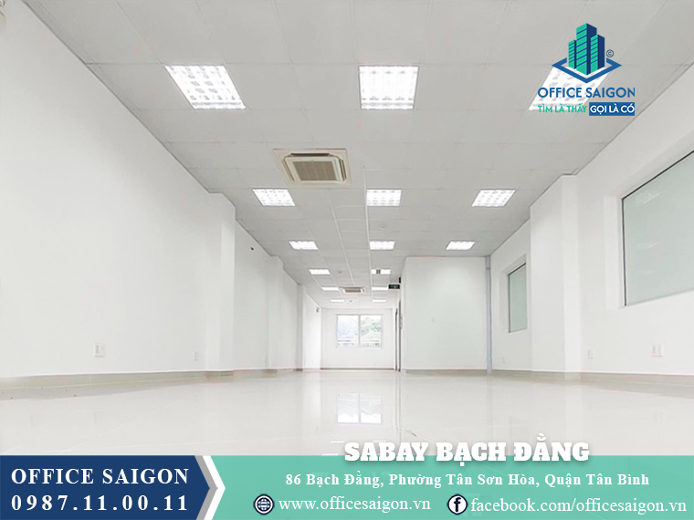 Mặt bằng toà nhà Sabay Building Bạch Đằng