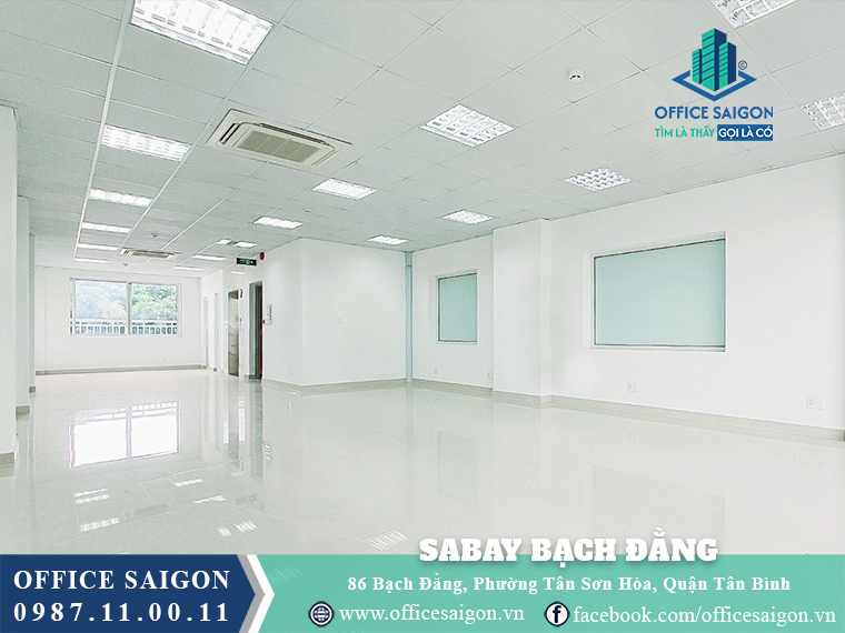 Mặt bằng toà nhà Sabay Building Bạch Đằng