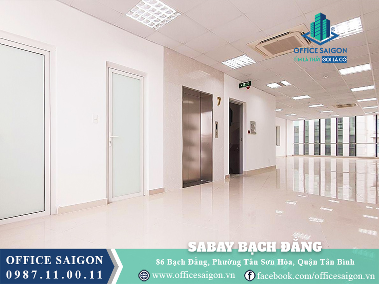 Mặt bằng toà nhà Sabay Building Bạch Đằng