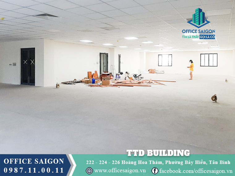 Mặt bằng toà nhà TTD Building Hoàng Hoa Thám